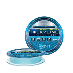 Леска SPRUT Skyline Fluorocarbon Composition EvoTech Classic Blue 0.405 100м