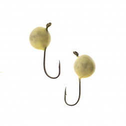 Мормышка вольфрамовая Lumicom Дробинка с ушком Ф5.5 обмазка фосфор P