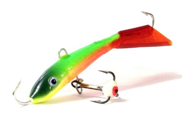 Балансир рыболовный для зимней рыбалки Lucky John Fin 60мм+тройник 71413-26RT