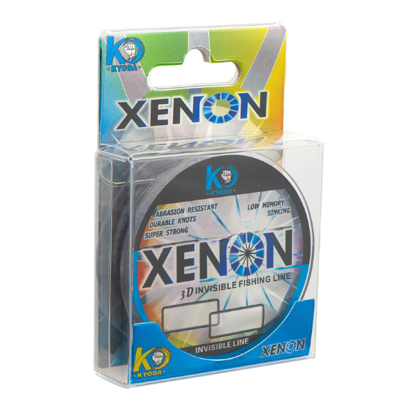Леска KYODA XENON 3D, d - 0,105 мм, длина 30 м, разрывная нагрузка 1,20 кг 1шт