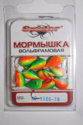 Мормышка W Spider Капля с ушком краш. MW-SP-1160-39, цена за 1 шт.