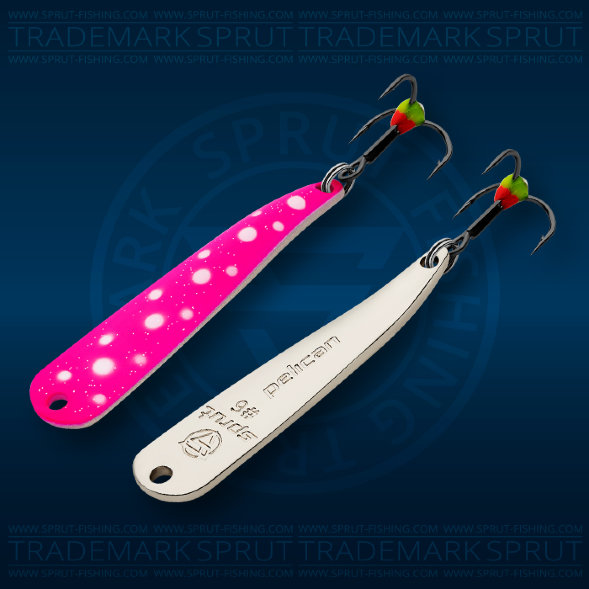 Блесна зимняя Sprut Pro Pelican 50мм 4г PNTR