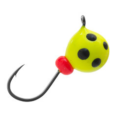 Мормышка вольфрамовая Lumicom Дробинка с ушком обмазка-точки блистер 1шт 4,5, Yt