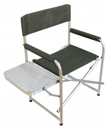 Кресло складное со столиком 830х450х855 мм, алюминий