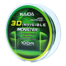 Монофильная леска Kaida 3D Invisible Monster 100m 0.40