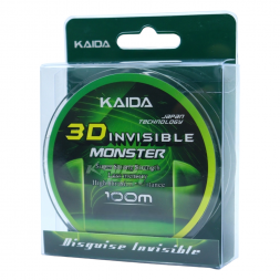 Монофильная леска Kaida 3D Invisible Monster 100m 0.40